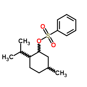 Cyclohexanol,5-methyl-2-(1-methylethyl)-, 1-benzenesulfonateStructure,93157-15-4Structure Cyclohexanol,5-methyl-2-(1-methylethyl)-, 1-benzenesulfonate Structure,93157-15-4Structure
