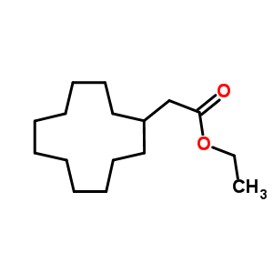Cyclododecylacetic acid ethyl esterStructure,93190-53-5Structure Cyclododecylacetic acid ethyl ester Structure,93190-53-5Structure