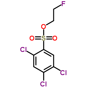 Benzenesulfonic acid,2,4,5-trichloro-, 2-fluoroethyl esterStructure,93286-18-1Structure Benzenesulfonic acid,2,4,5-trichloro-, 2-fluoroethyl ester Structure,93286-18-1Structure
