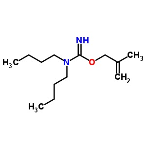 (7CI)-3,3-二丁基-2-(2-甲基烯丙基)-假脲結(jié)構(gòu)式_93475-98-0結(jié)構(gòu)式