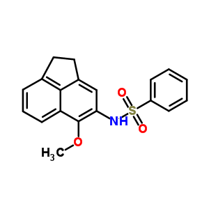 Benzenesulfonamide,n-(1,2-dihydro-5-methoxy-4-acenaphthylenyl)-Structure,94257-08-6Structure Benzenesulfonamide,n-(1,2-dihydro-5-methoxy-4-acenaphthylenyl)- Structure,94257-08-6Structure