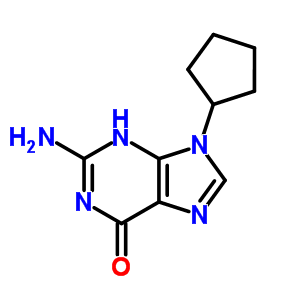 6H-purin-6-one,2-amino-9-cyclopentyl-1,9-dihydro-Structure,94489-24-4Structure 6H-purin-6-one,2-amino-9-cyclopentyl-1,9-dihydro- Structure,94489-24-4Structure