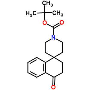 Tert-butyl4-oxo-3,4-dihydro-2h-spiro[naphthalene-1,4-piperidine]-1-carboxylate Structure,948034-21-7Structure