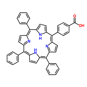 4-(10,15,20-Triphenyl-5-porphyrinyl)benzoic acidStructure,95051-10-8Structure 4-(10,15,20-Triphenyl-5-porphyrinyl)benzoic acid Structure,95051-10-8Structure