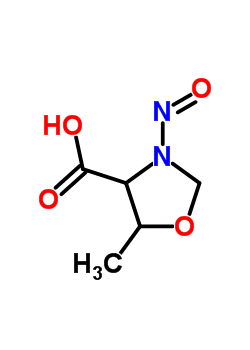 4-Oxazolidinecarboxylicacid,5-methyl-3-nitroso-(9ci)Structure,95326-11-7Structure 4-Oxazolidinecarboxylicacid,5-methyl-3-nitroso-(9ci) Structure,95326-11-7Structure